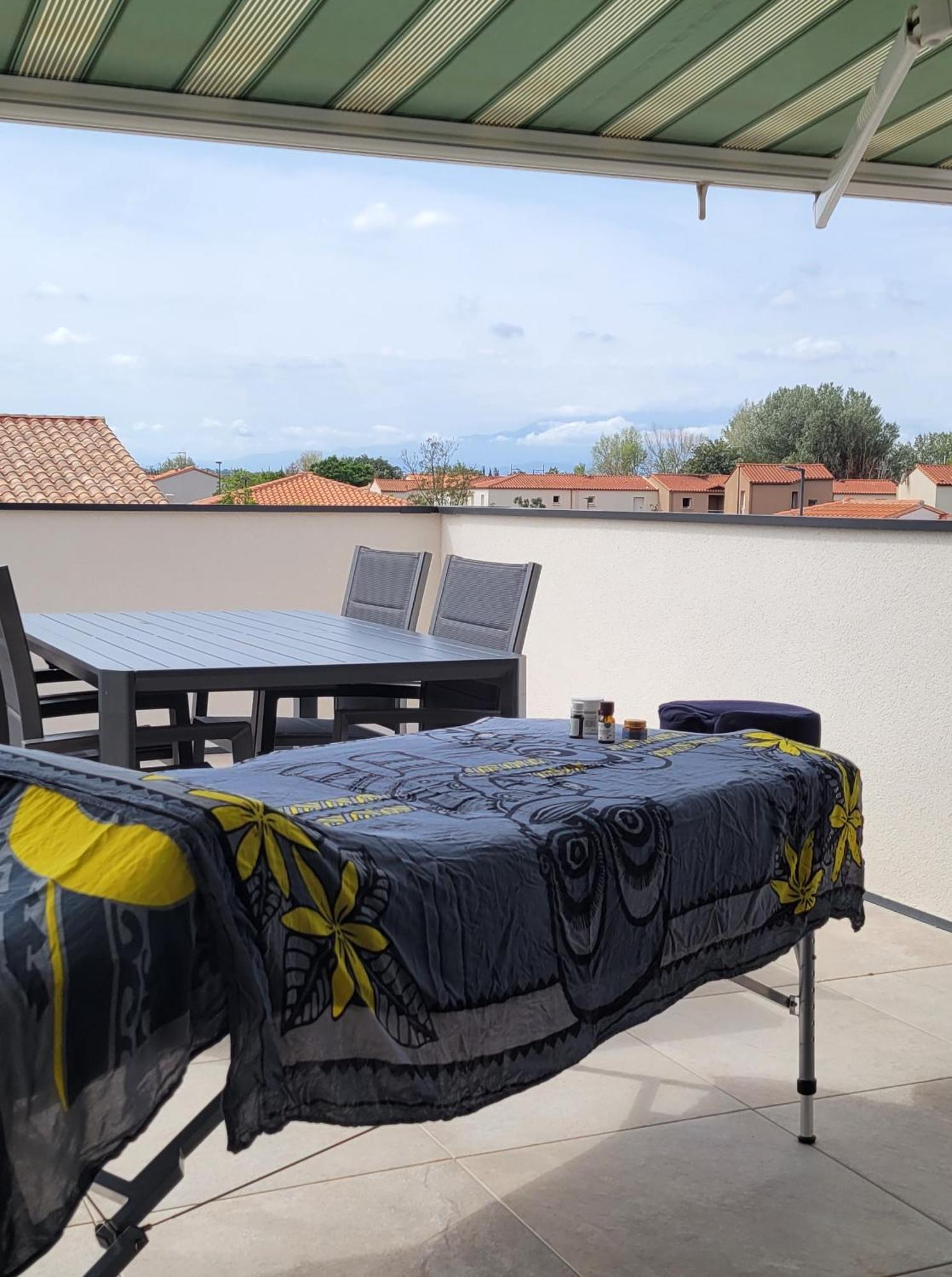 Studio Vue Montagne Rivesaltes Exterior foto